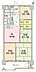間取り：四部屋とDKが組み合わさった間取り図からは、部屋ごとに用途を分けられるゆとりが見て取れます。趣味の道具を広げる部屋も、来客用の部屋も無理なく確保できます。