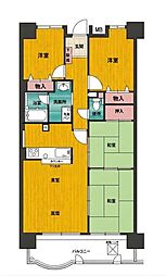 高砂アーバンコンフォート 4LDKの間取図画像