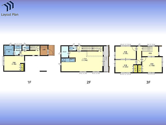 間取り 大宮区大成町2丁目（全3棟）3号棟