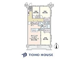 エクセルコート第2並木 3LDKの間取図画像
