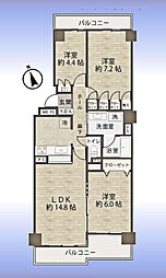 間取図画像 3LDK