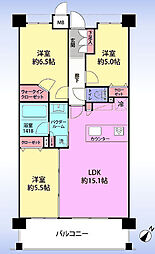 間取図画像 3LDK
