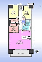 間取図画像 2SLDK