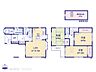 間取り：木造2階建て3LDK＆屋根裏収納付。全居室6畳以上