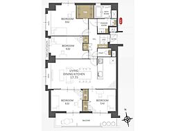 グランドステージ青木公園 4LDKの間取図画像