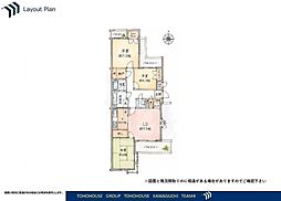 グラン・ドムール春日部 3SLDKの間取図画像
