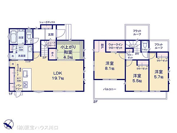 間取りを拡大表示