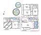 間取り：2号棟。3階建てビルトイン車庫付4LDK。