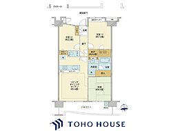 ブローデン青木町公園 3LDKの間取図画像