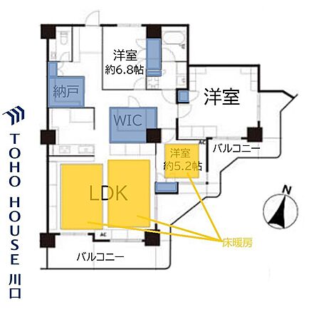 3SLDK 間取り
