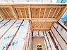 外観：完成したお家を見て頂くことも多いですが、建築途中のお家も見て頂くこともおすすめしております。より、細部をご覧いただくことで、シロアリや耐震など、数十年先の安心につながります。