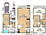 間取り：木造3階建て2LDK＆納戸2室（4LDKにも可）2階にLDK。16.68帖のゆったり解放感。2、3階にバルコニー