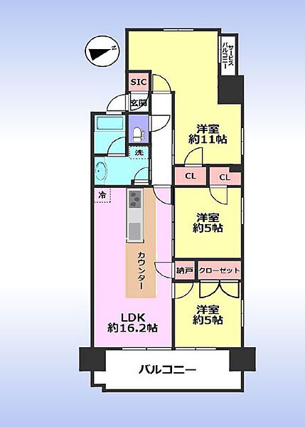 間取りを拡大表示