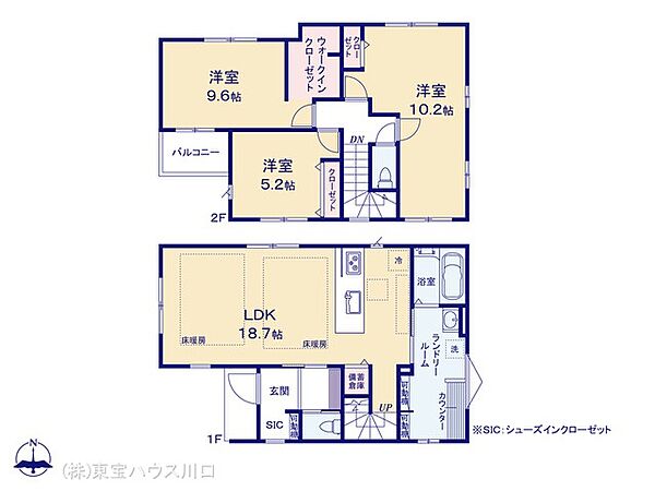 間取りを拡大表示