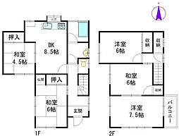 近鉄奈良線 学園前駅 バス8分 中山町西四丁目下車 徒歩2分