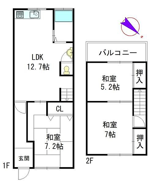 間取りを拡大表示