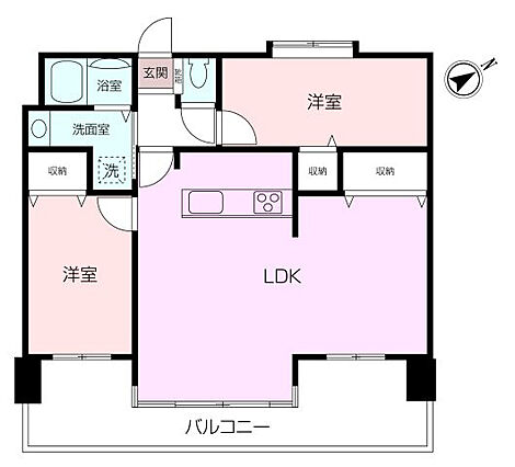 無駄のない間取...