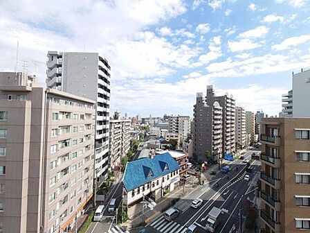 眺望・通風のよいバルコニーからの眺望です。