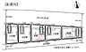その他：全体区画図では整然とした配置が確認できます。各区画に駐車スペースが確保されています。道路に面しており車の出し入れも便利です。各号棟ごとのスペースも違いがあるため用途に合わせて選択可能です。