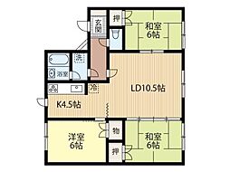 間取図画像 3LDK