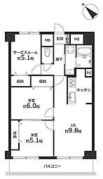 間取図画像 2SLDK