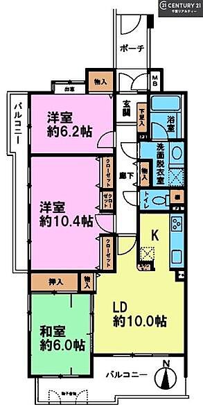間取りを拡大表示