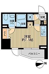 ライブコート草加 1Kの間取図画像