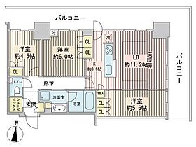 ライオンズタワー札幌  ｜ 北海道札幌市中央区南二条西３丁目20（賃貸マンション3LDK・17階・70.48㎡） その2