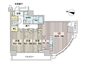 ONE札幌ステーションタワー  ｜ 北海道札幌市北区北八条西１丁目3（賃貸マンション3LDK・19階・97.30㎡） その2