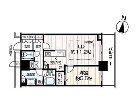 ONE札幌ステーションタワー  ｜ 北海道札幌市北区北八条西１丁目3（賃貸マンション1LDK・18階・50.87㎡） その2