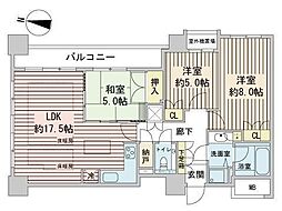 ザ・サッポロレジデンス 3LDKの間取図画像