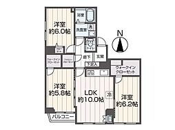 間取図画像 3LDK