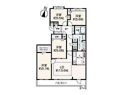 間取図画像 4LDK