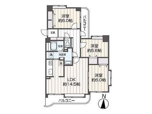 間取りを拡大表示