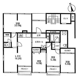 間取図画像 4LDK