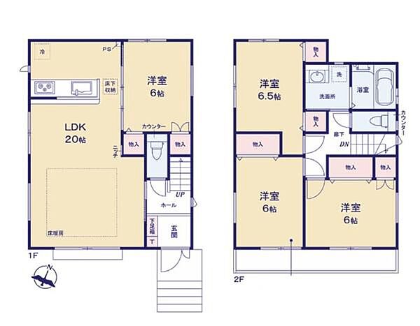 間取りを拡大表示
