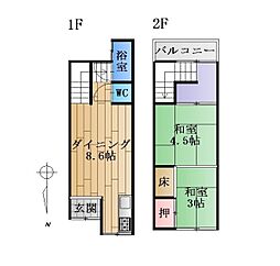伏見区醍醐槇ノ内町 テラスハウス