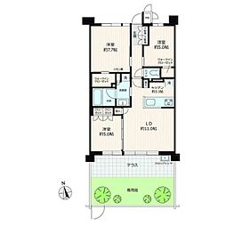 間取図画像 3LDK