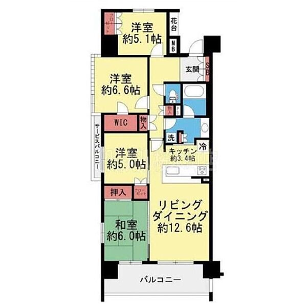 間取りを拡大表示