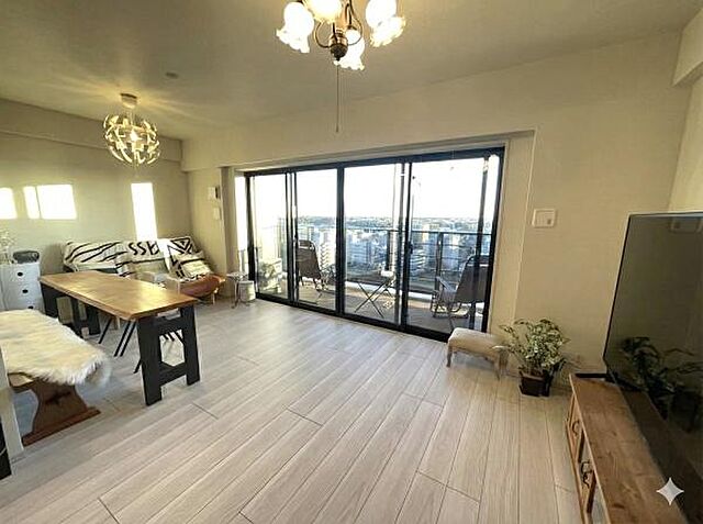 リビング/ダイニング レーベン水戸ONE STATE TOWER　19階 19階/-