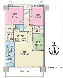 間取図画像 3LDK