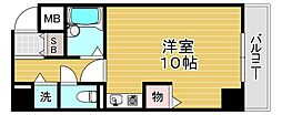 グラン・ピア森ノ宮中央 1Kの間取図画像