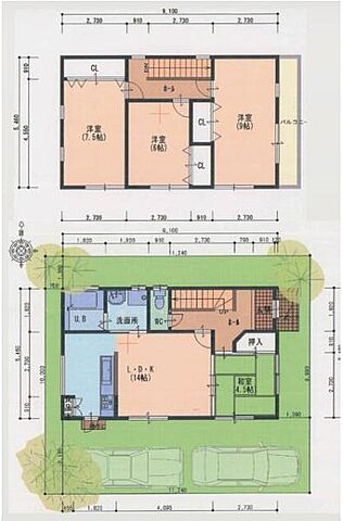 間取り 和歌山市楠本