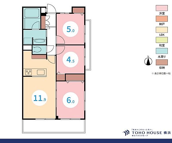 間取り グランイーグル川崎東II 3階/-