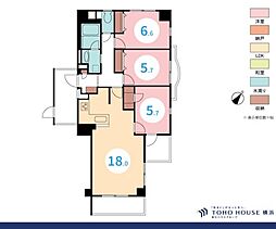 間取図画像 3LDK