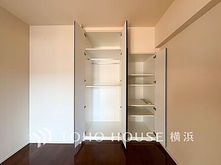 住まいの快適性を左右する収納は欲しい場所に使い勝手のよい収納を確保しています。