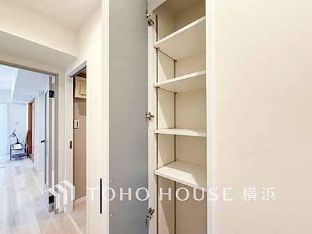 住まいの快適性を左右する収納は欲しい場所に使い勝手のよい収納を確保しています。
