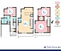 間取り：3LDK、土地面積58.92m2、建物面積97.13m2