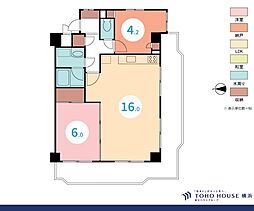 トーク御所山 1SLDKの間取図画像