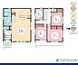 間取り：4LDK　建物面積96.46m2　土地面積105.99m2